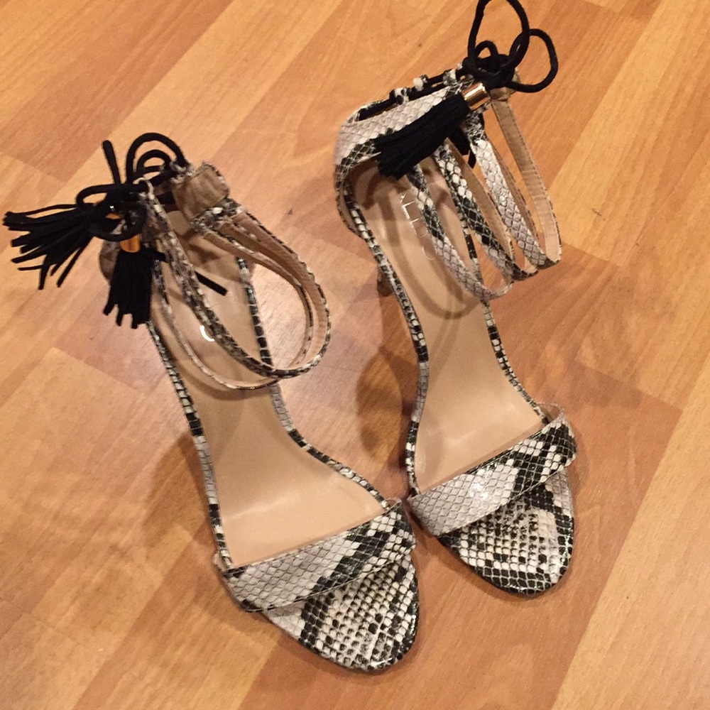 Aldo Snake Skin Heels